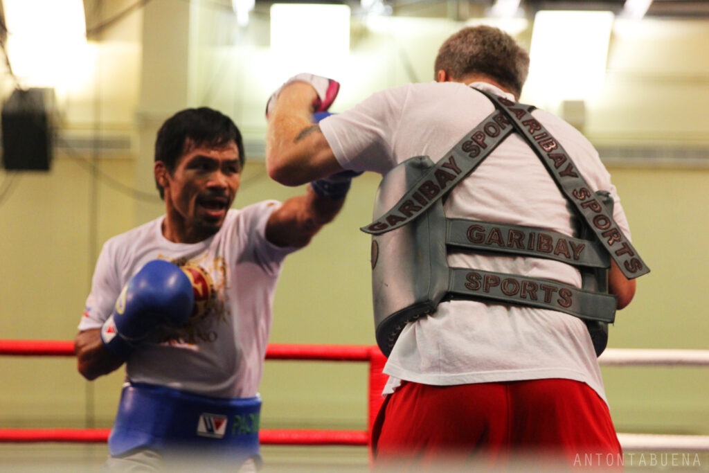 Manny Pacquiao will return to the boxing ring in April.