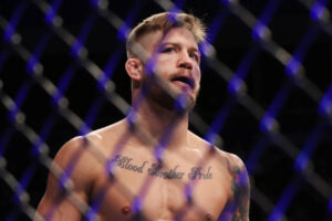 UFC fighter best known for homophobic tirade struggling with media duties