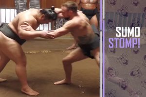 Craig Jones kneebarred a sumo wrestler