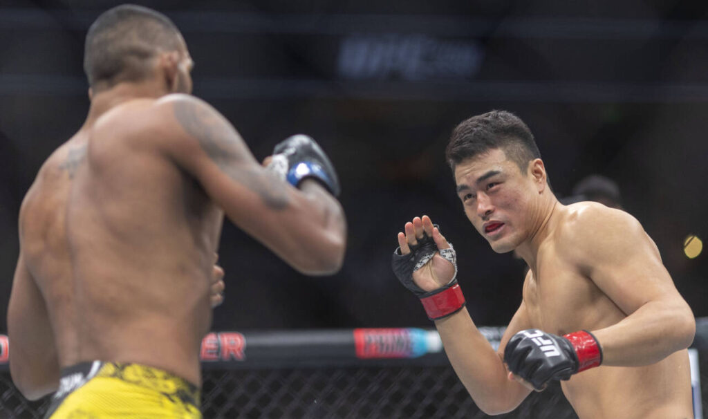 Zhang Mingyang won't get a title fight at UFC 300. But we have another matchup he could get!
