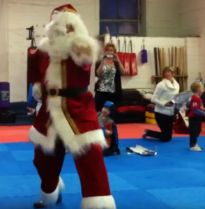 WTF – Karate Santa says ‘Tis the season… to get your ass beat