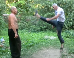 WTF – Watch this explosive flailing martial arts arm technique from Russia